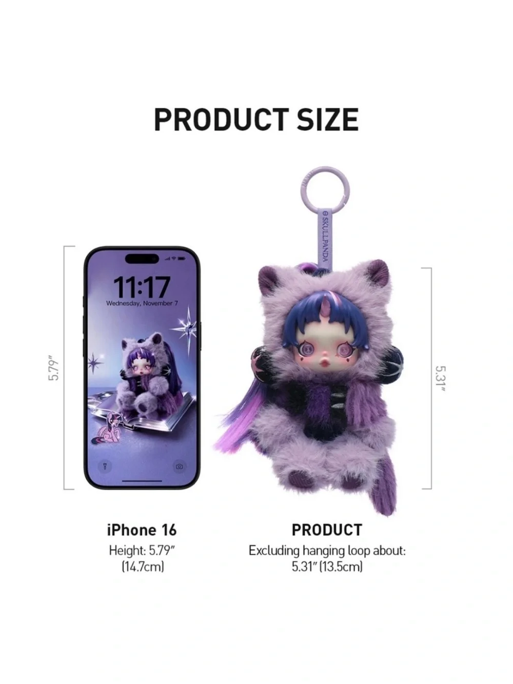 Pop Mart SKULLPANDA × My Little Pony Plush Doll Twilight Sparkle